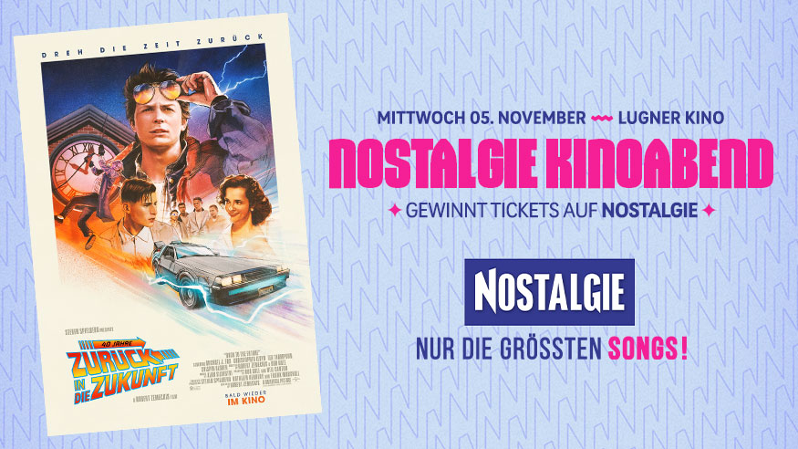 NOSTALGIE KINOABEND: Zurück in die Zukunft