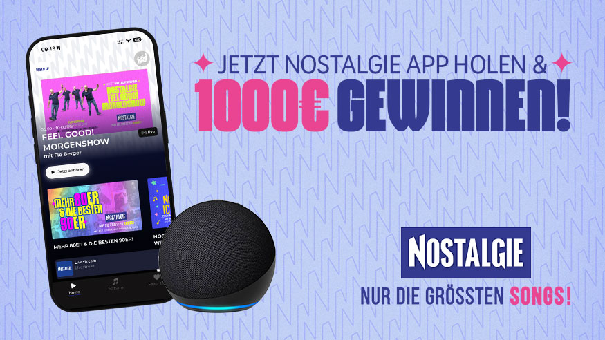 NOSTALGIE APP HOLEN & 1000 EURO GEWINNEN!